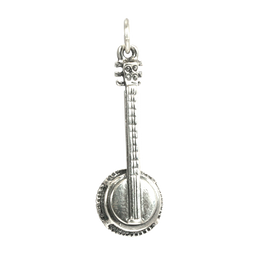 Sterling Silver Banjo Charm
