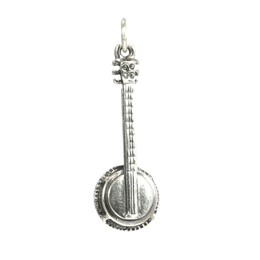 Sterling Silver Banjo Charm
