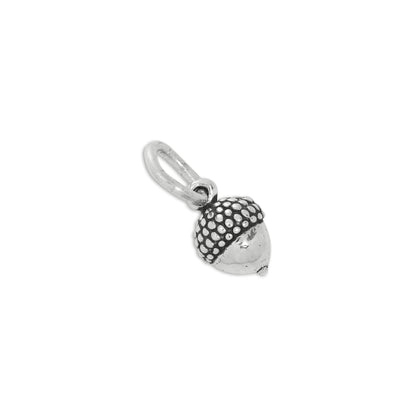 Sterling Silver Half Small Acorn Charm