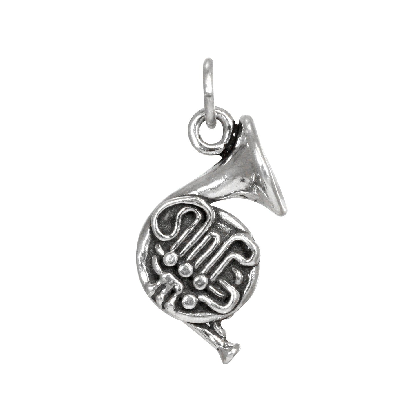 Sterling Silver French Horn Charm