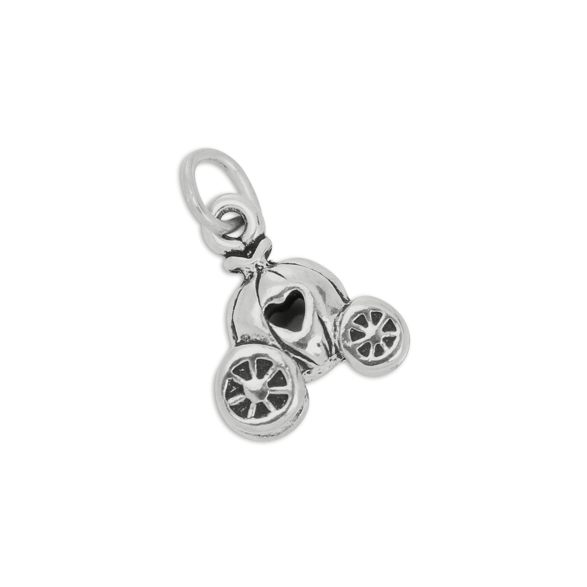 Sterling Silver Princess Pumpkin Carriage Charm