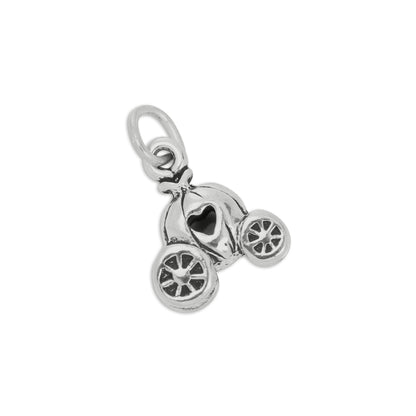 Sterling Silver Princess Pumpkin Carriage Charm
