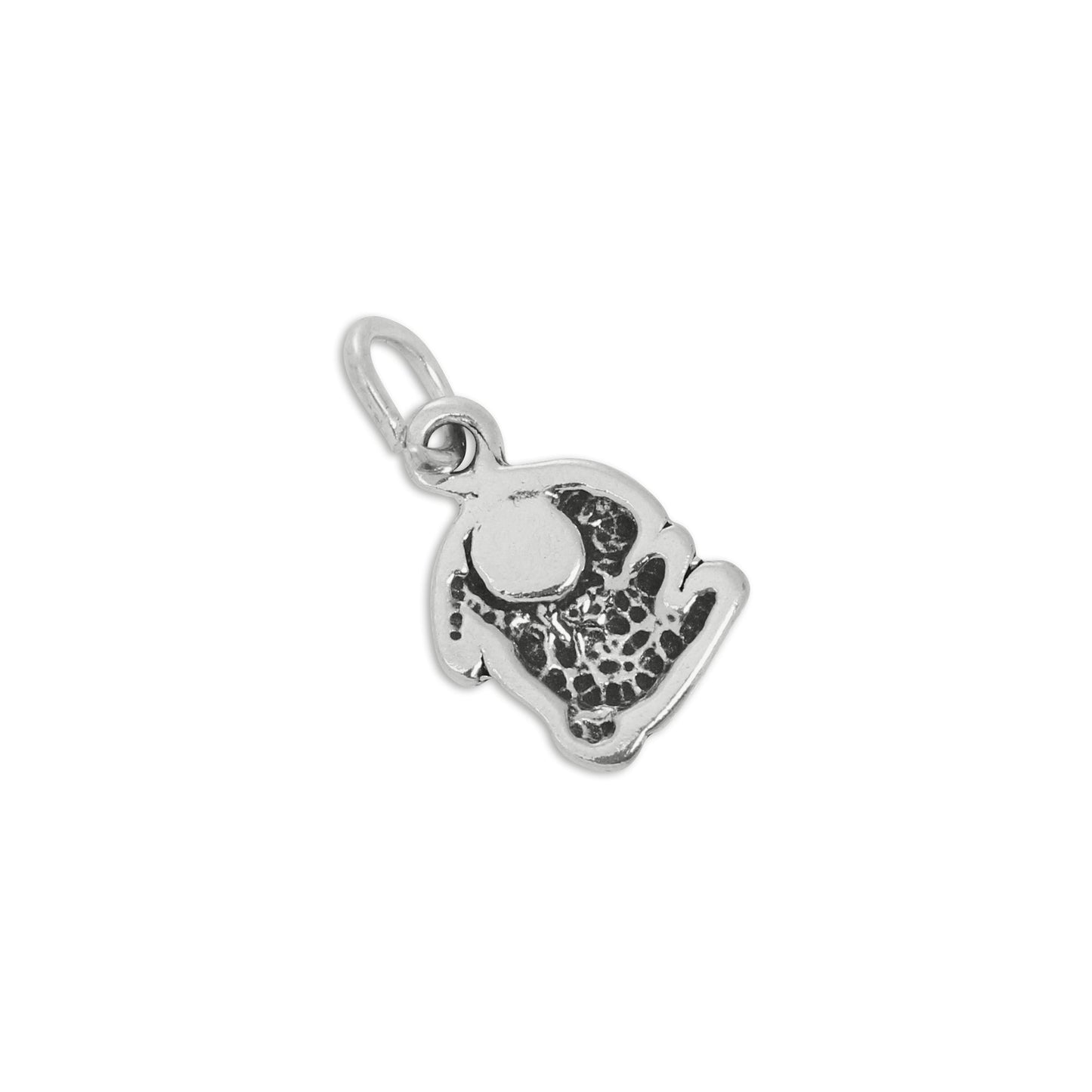 Sterling Silver Small Cartoon Bunny Rabbit Charm
