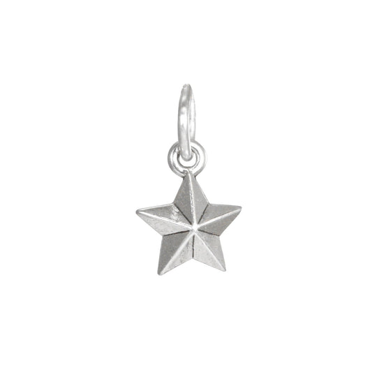Sterling Silver Small Northern Star Charm