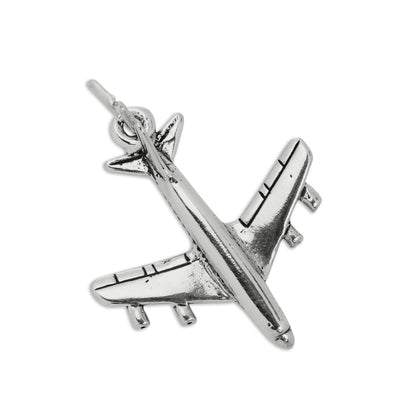 Sterling Silver Trans-Atlantic Jet Charm