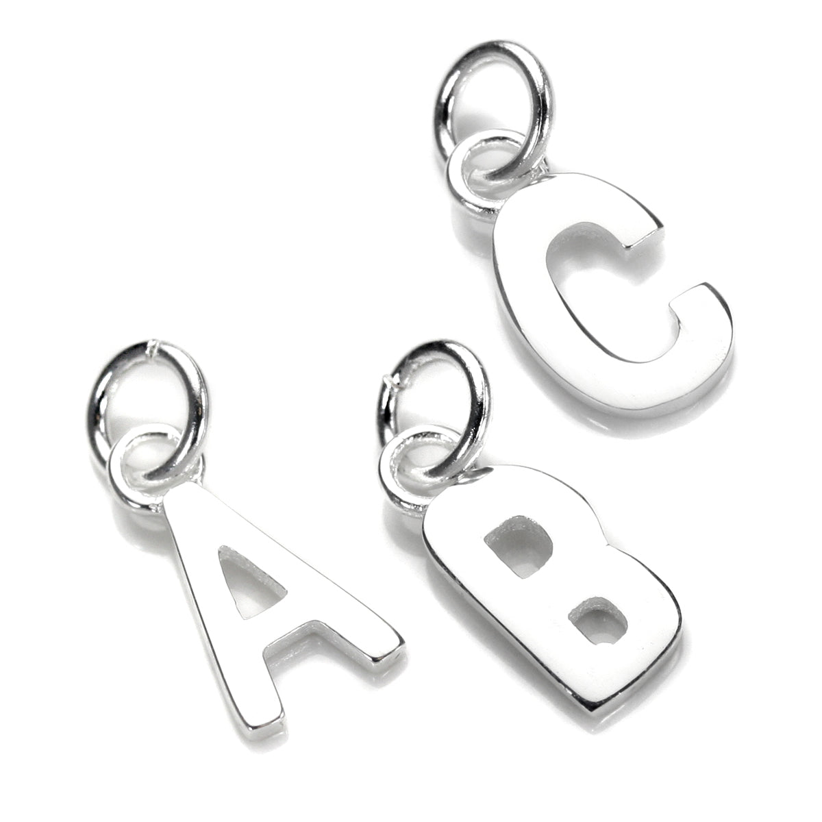 Sterling Silver Letter Charm