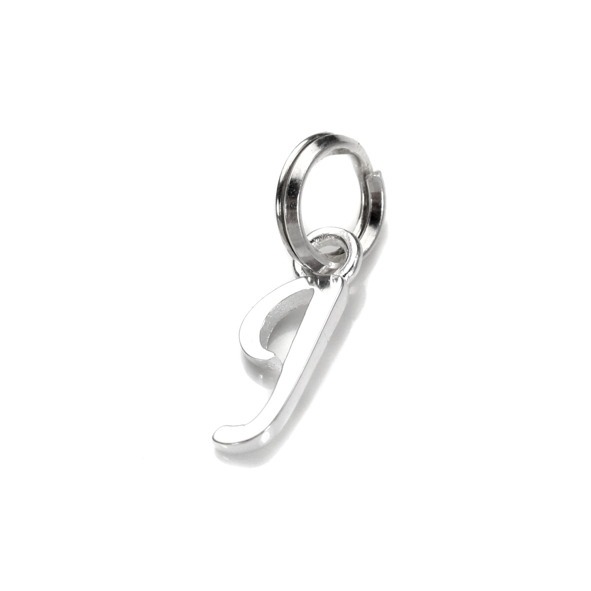 Sterling Silver Script Letter Charm