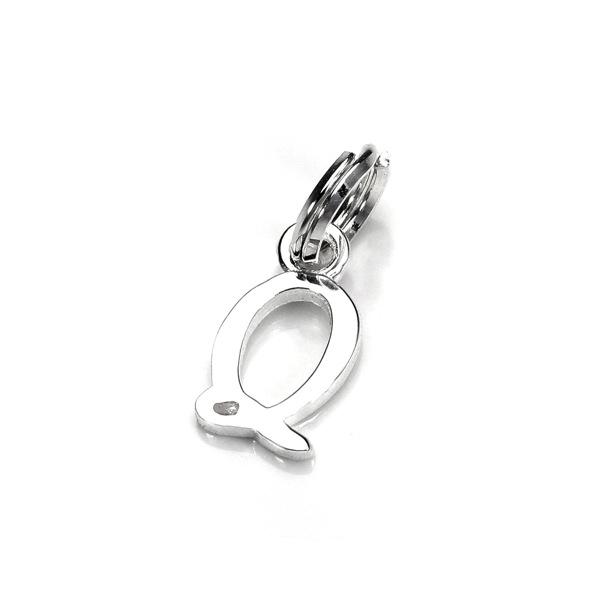 Sterling Silver Script Letter Charm