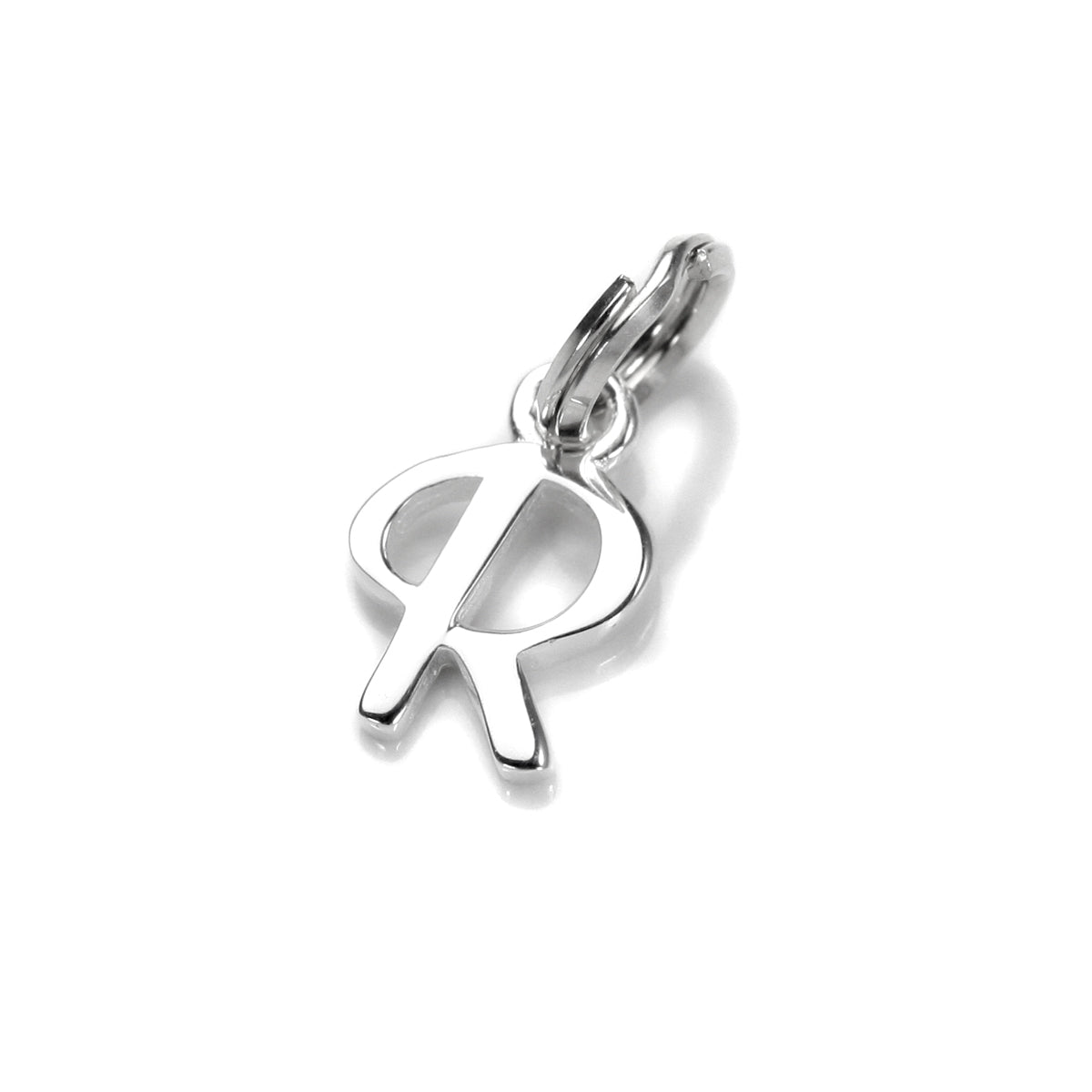 Sterling Silver Script Letter Charm