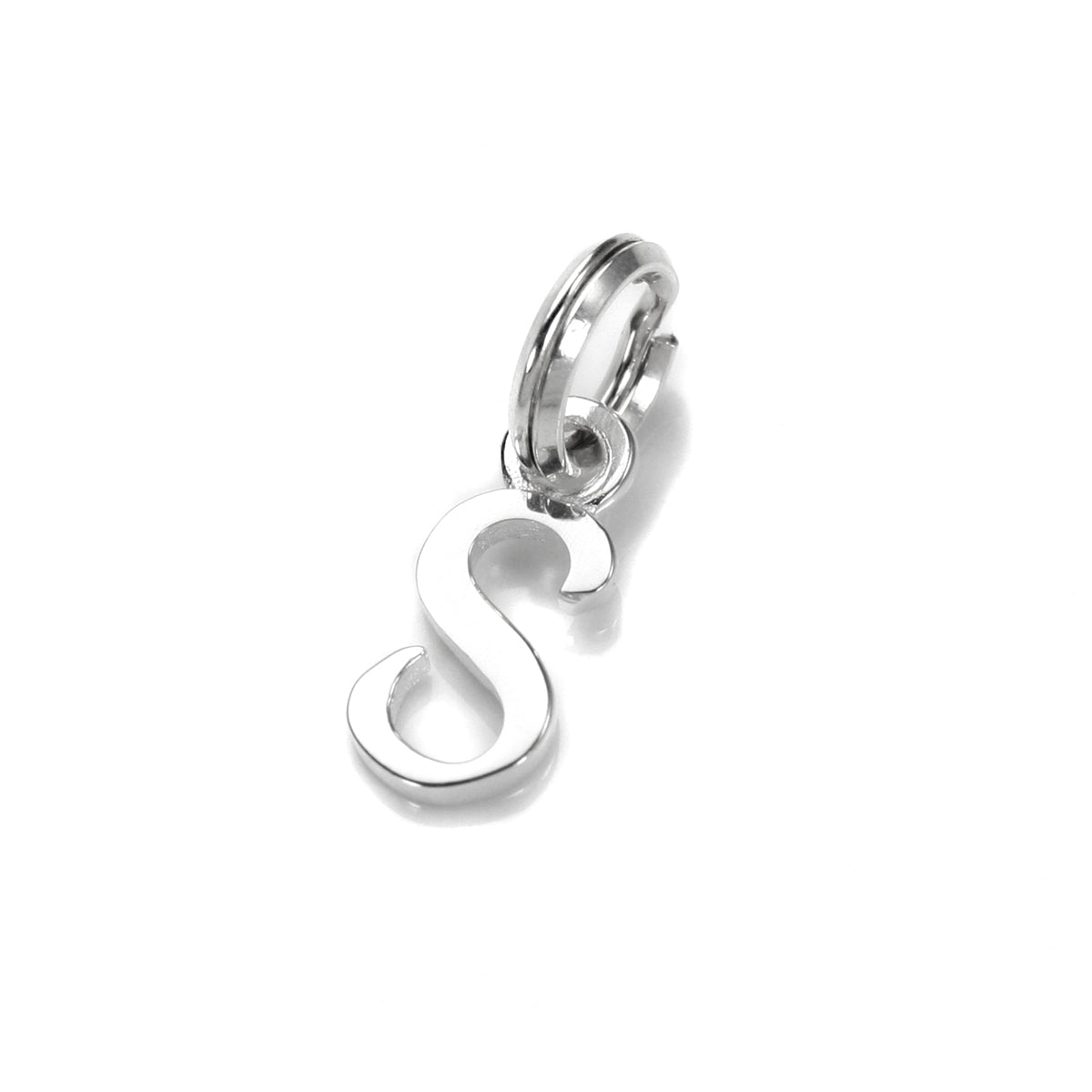 Sterling Silver Script Letter Charm