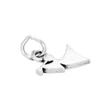Sterling Silver Angel With Trumpet Charm