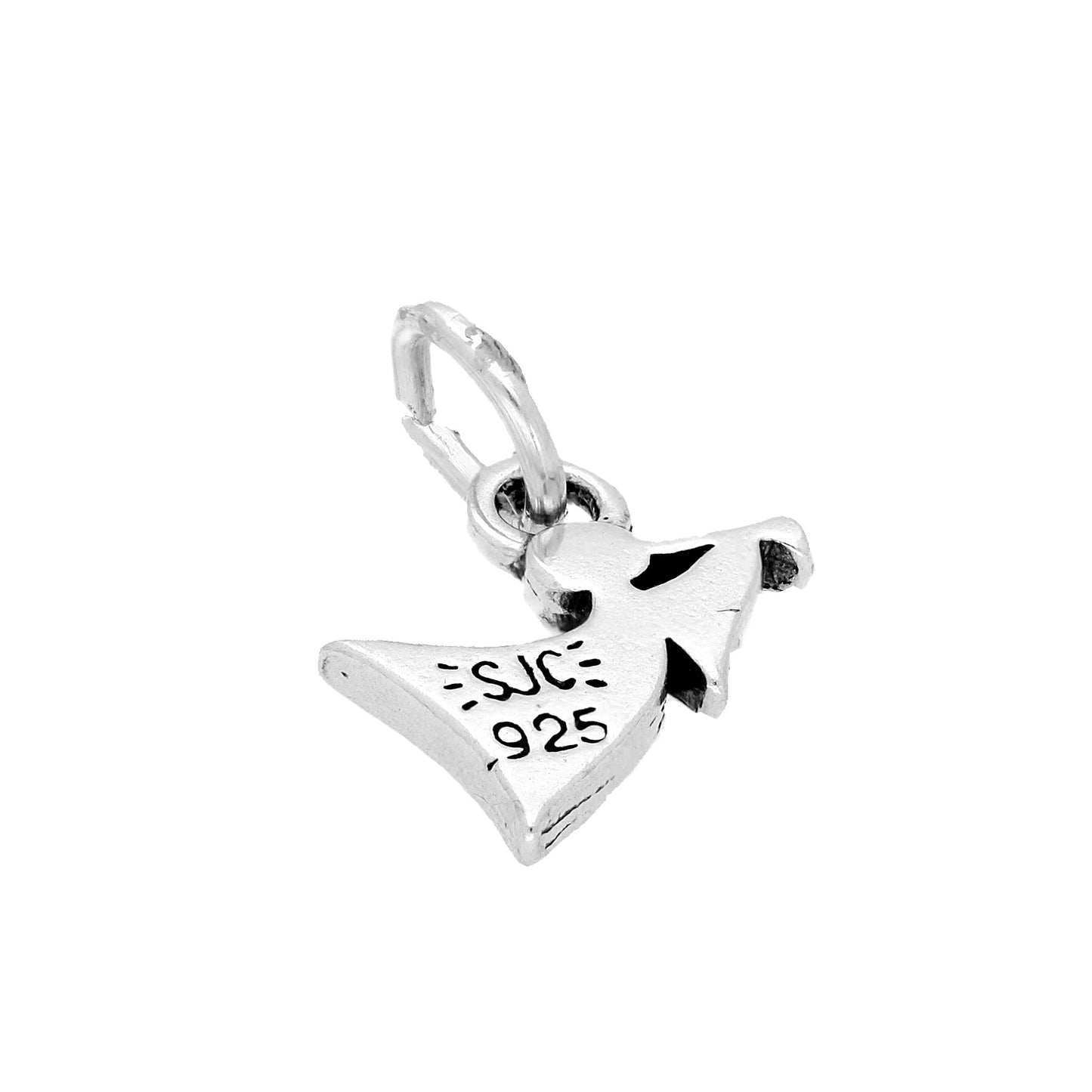 Sterling Silver Angel With Trumpet Charm