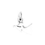 Sterling Silver Angel With Trumpet Charm