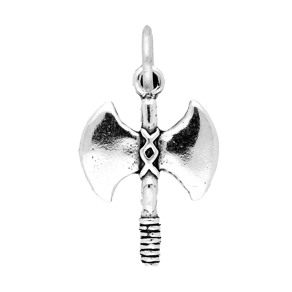 Sterling Silver Battle Axe Charm