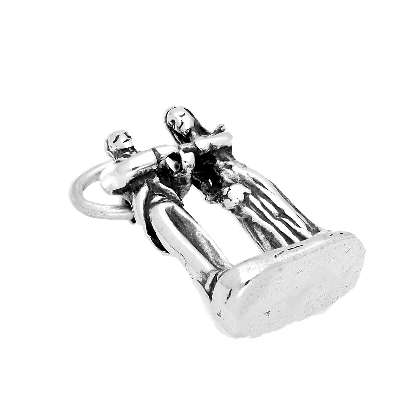 Sterling Silver Bride and Groom Charm