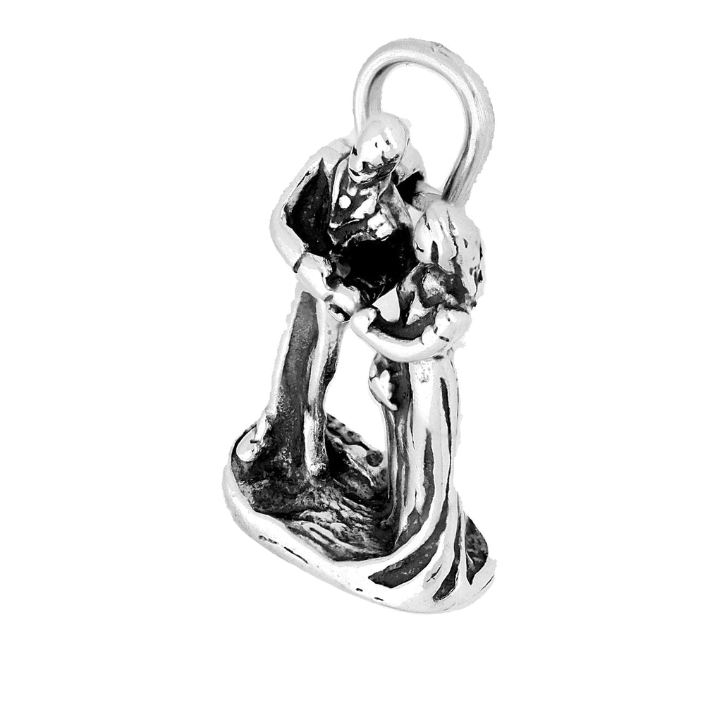 Sterling Silver Bride and Groom Charm