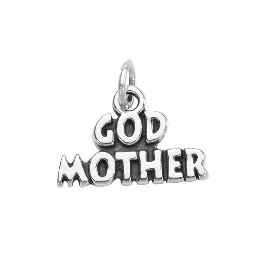 Sterling Silver God Mother Charm