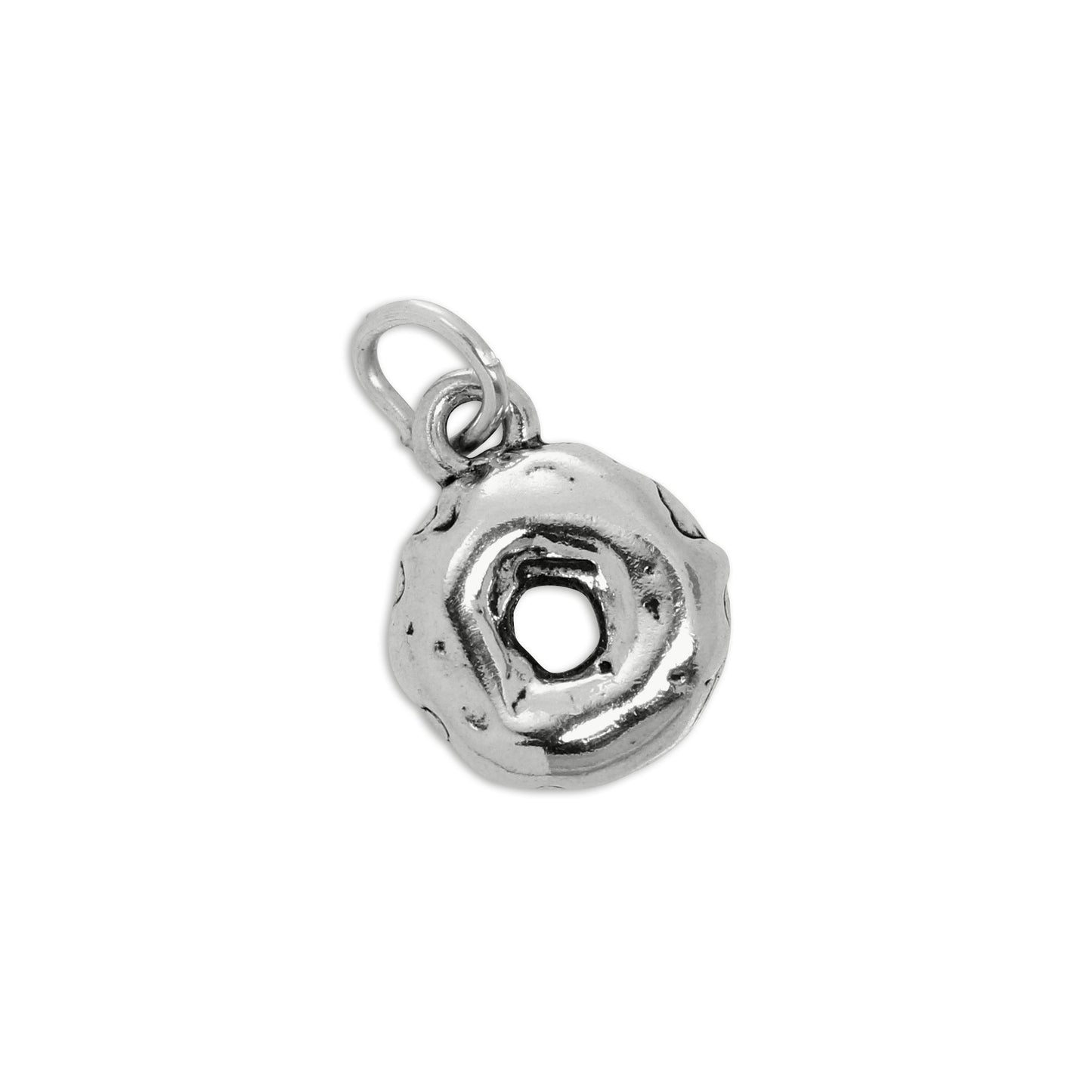 Sterling Silver Doughnut Charm