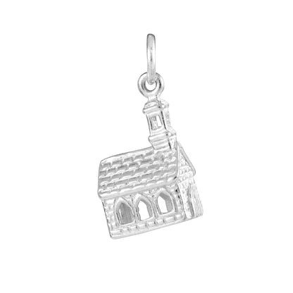 Sterling Silver Church Charm