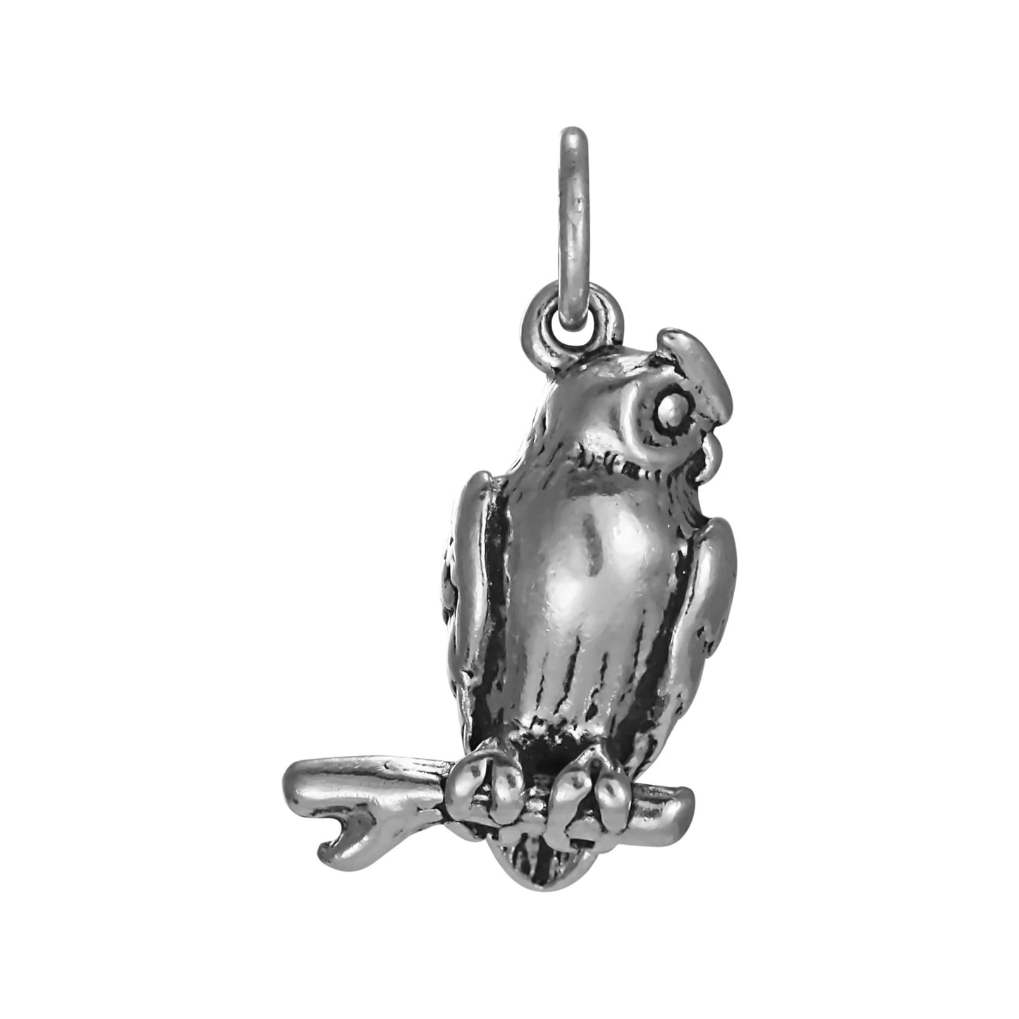 Sterling Silver Owl Charm