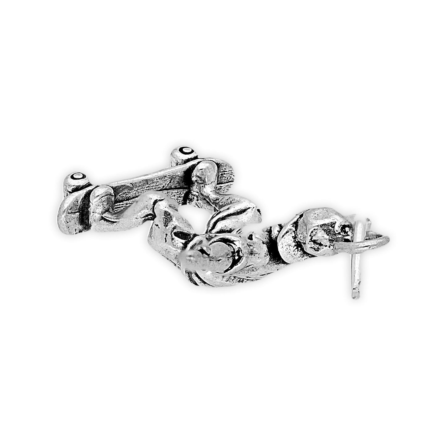 Sterling Silver Skateboarder Charm