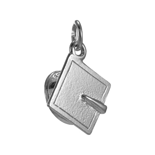 Sterling Silver Mortarboard Charm