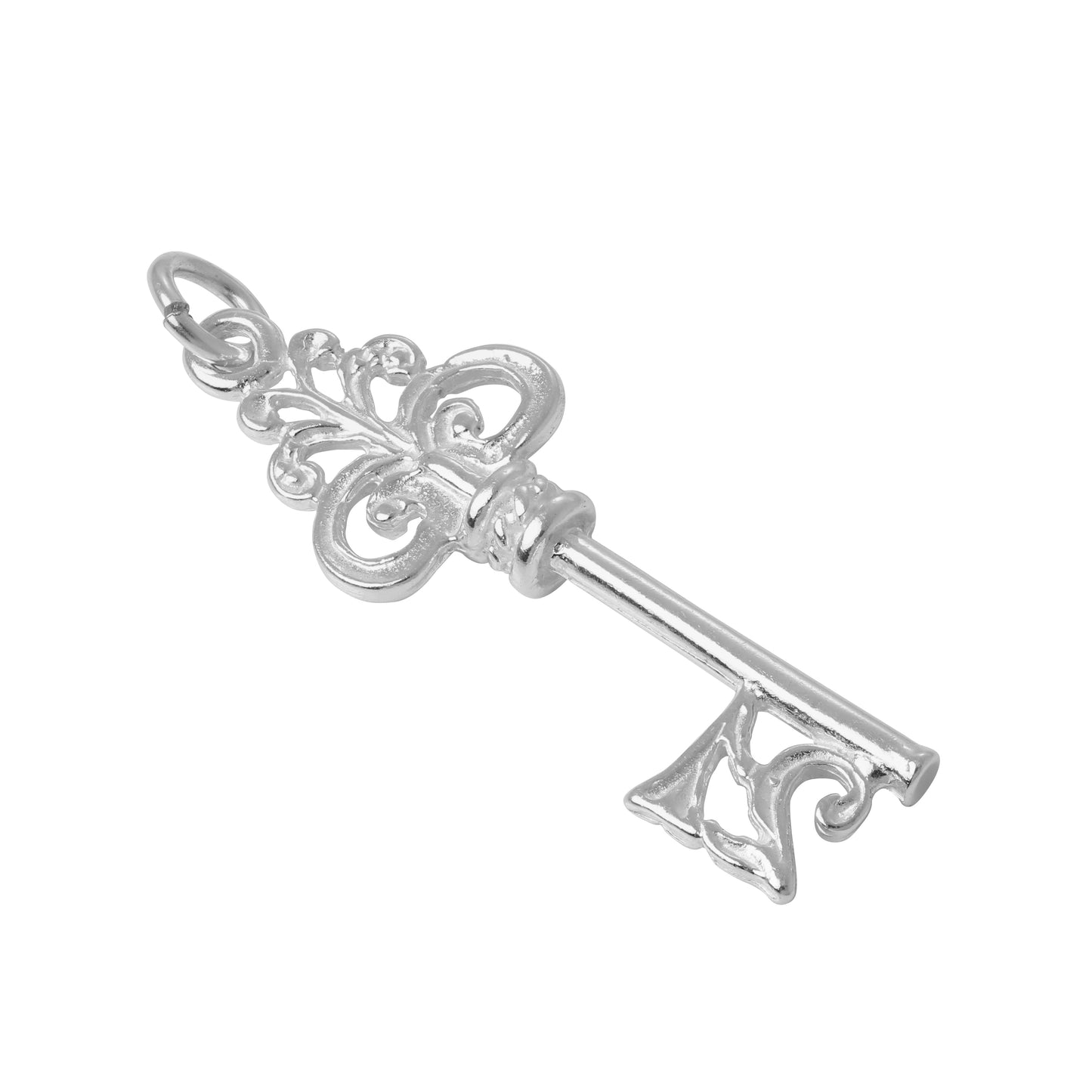 Sterling Silver 21st Birthday Key Charm