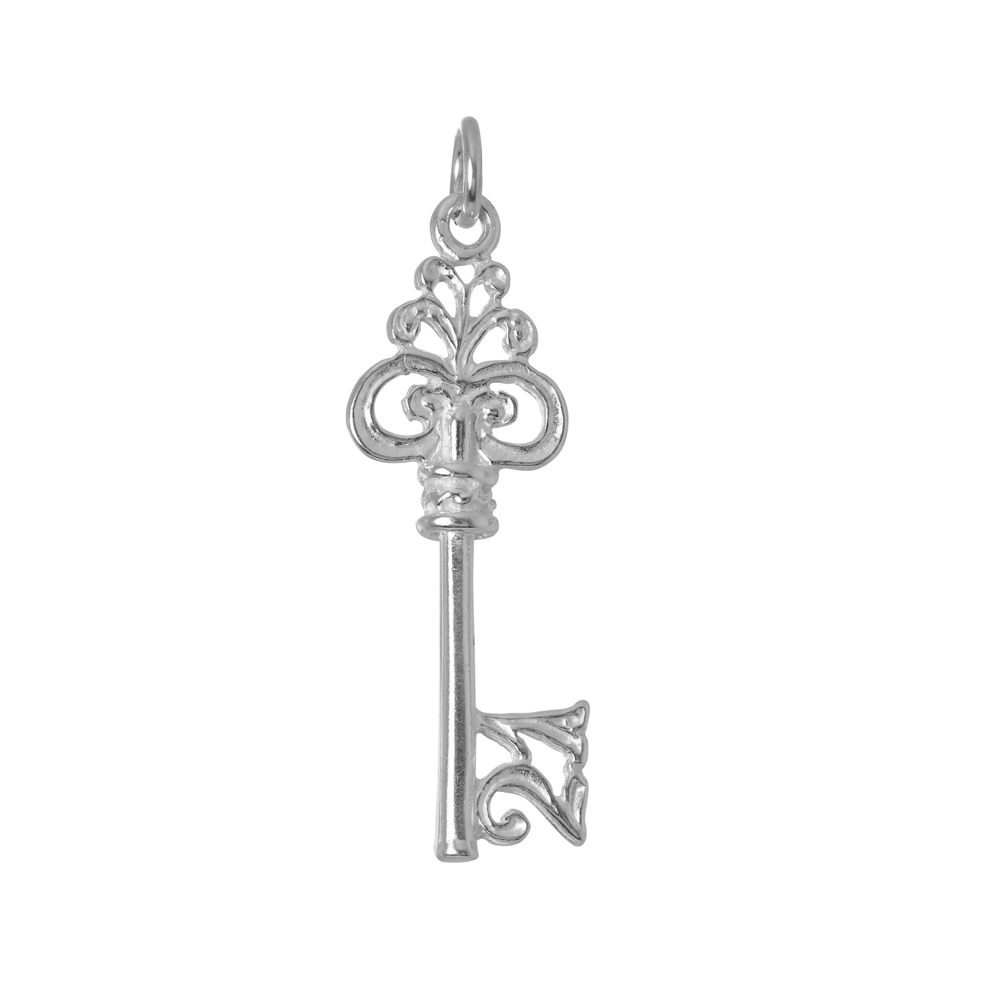 Sterling Silver 21st Birthday Key Charm