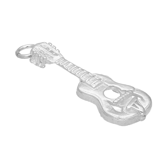 Sterling Silver Acoustic Guitar Charm