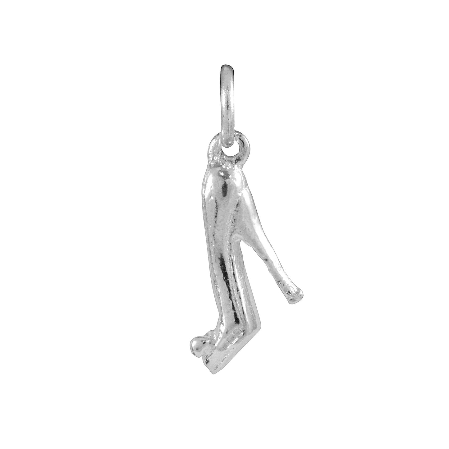 Sterling Silver High Heeled Shoe Charm
