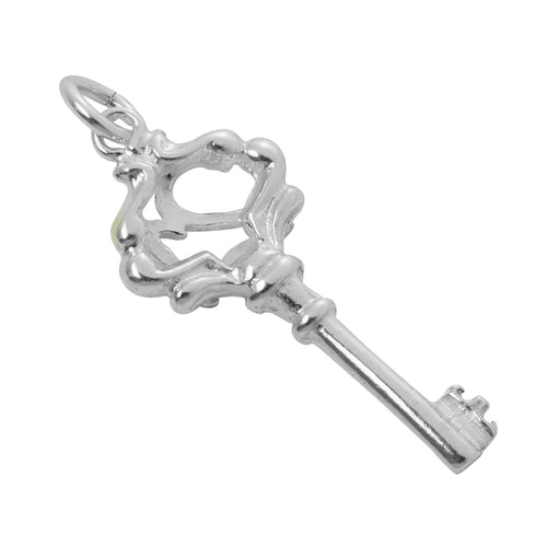 Sterling Silver 21st Key Charm