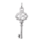 Sterling Silver 18th Key Charm