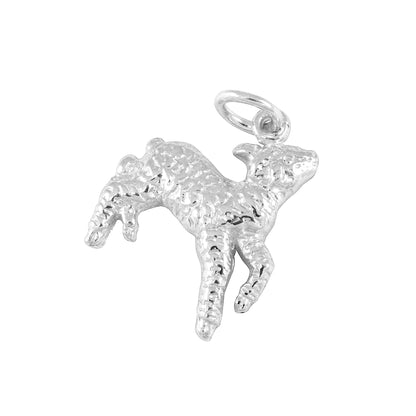 Sterling Silver Lamb Charm