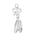 Sterling Silver Ballet Slippers Charm