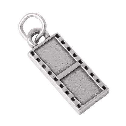 Sterling Silver Film Cell Charm