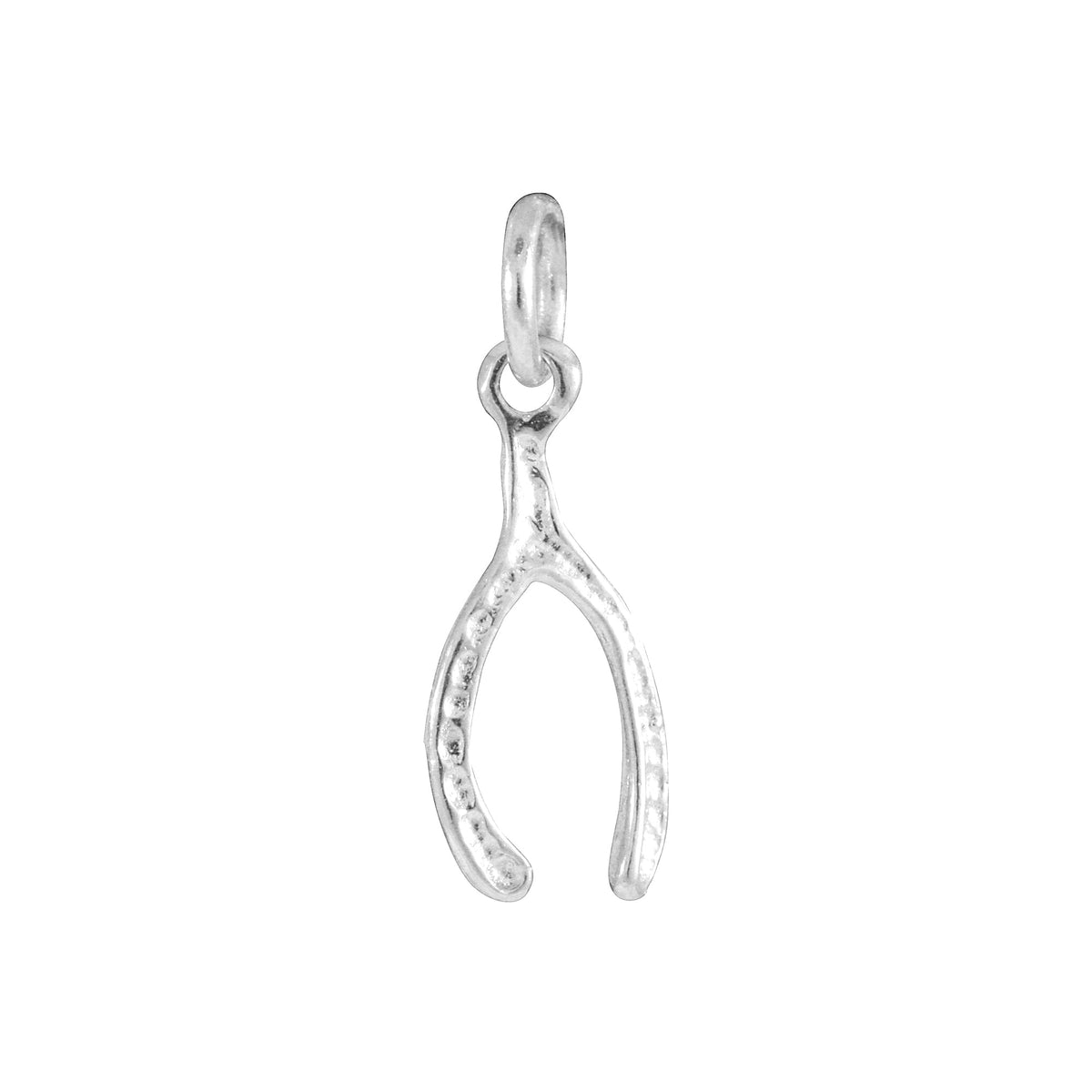Sterling Silver Tiny Wishbone Charm