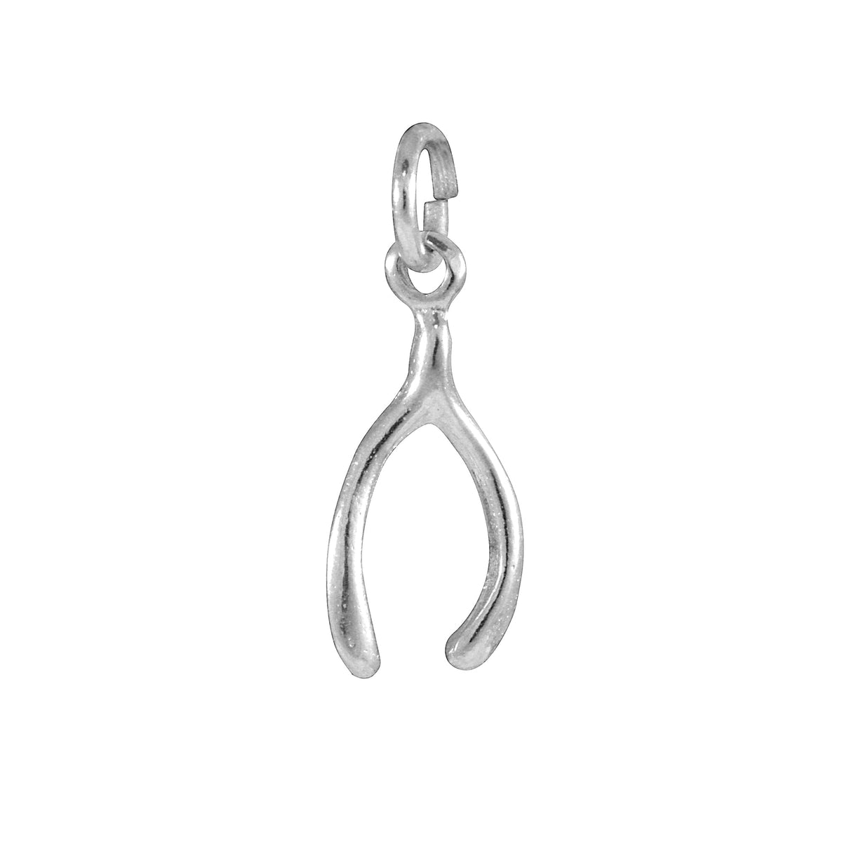 Sterling Silver Tiny Wishbone Charm