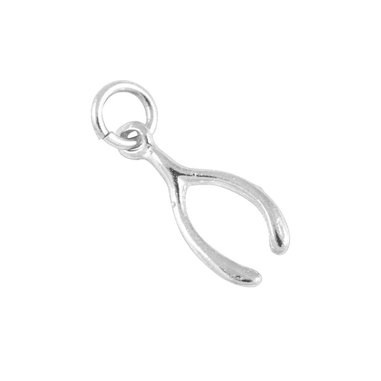 Sterling Silver Tiny Wishbone Charm