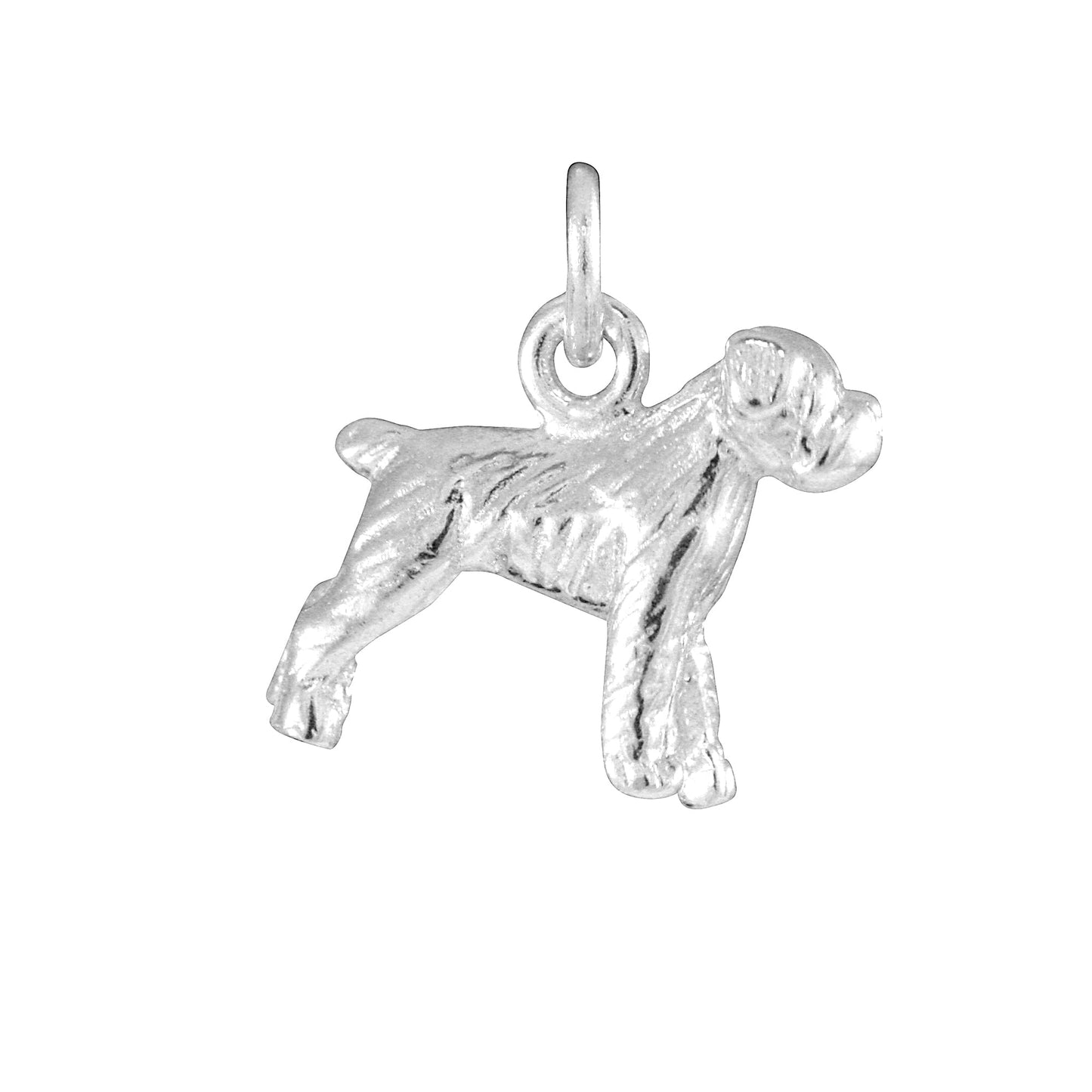 Sterling Silver Boxer Charm