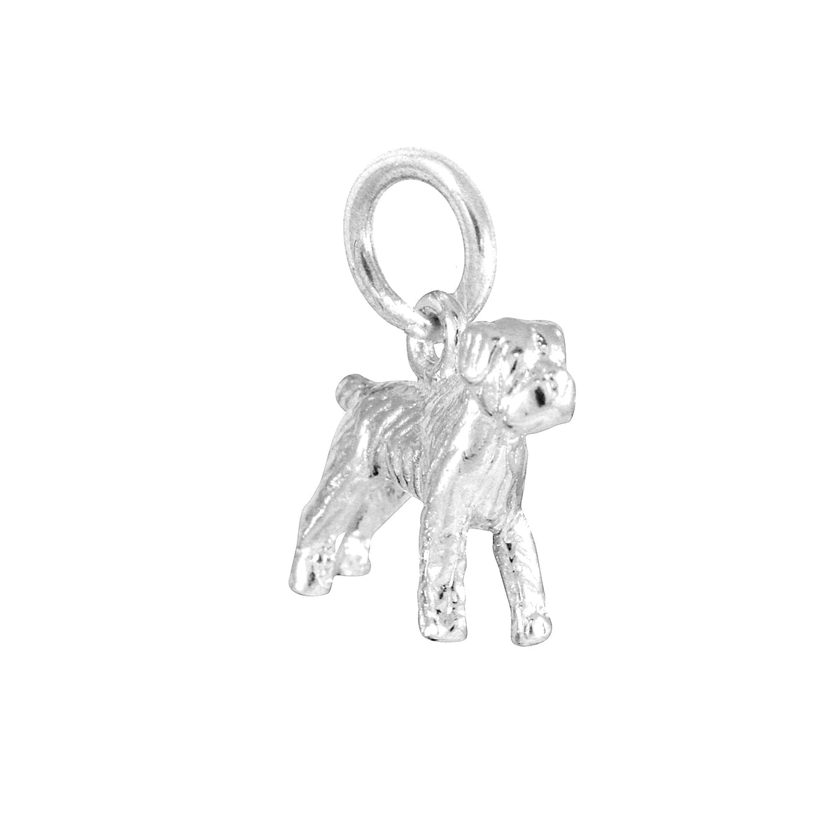 Sterling Silver Boxer Charm