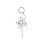 Sterling Silver Ballet Dancer Charm