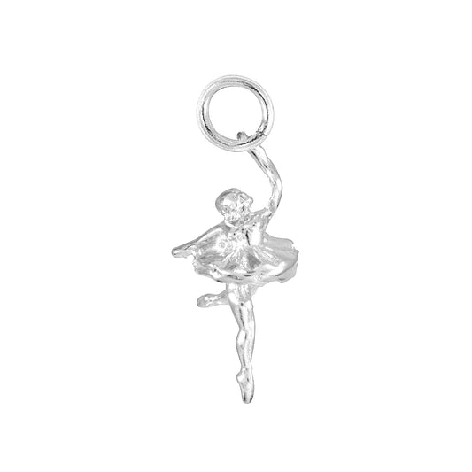 Sterling Silver Ballet Dancer Charm
