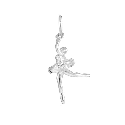 Sterling Silver Ballet Dancer Charm