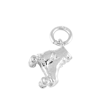 Sterling Silver Small Roller Skate Charm