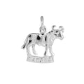 Sterling Silver Taurus Bull Charm