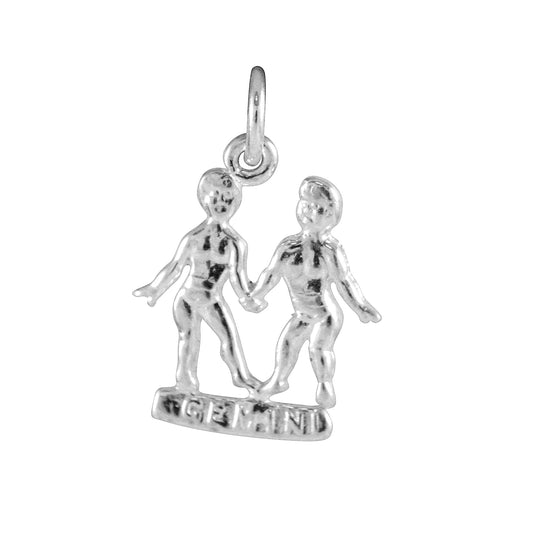 Sterling Silver Gemini Twins Charm