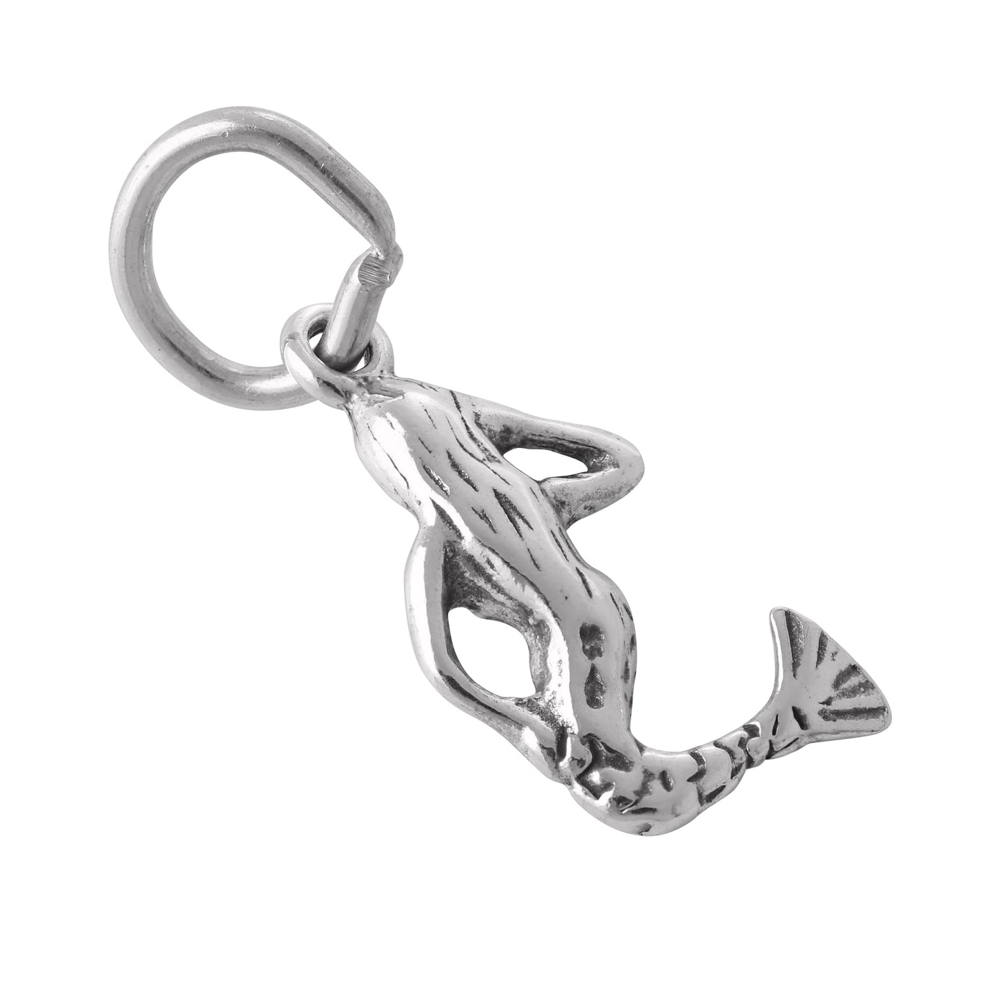 Sterling Silver Small Mermaid Charm