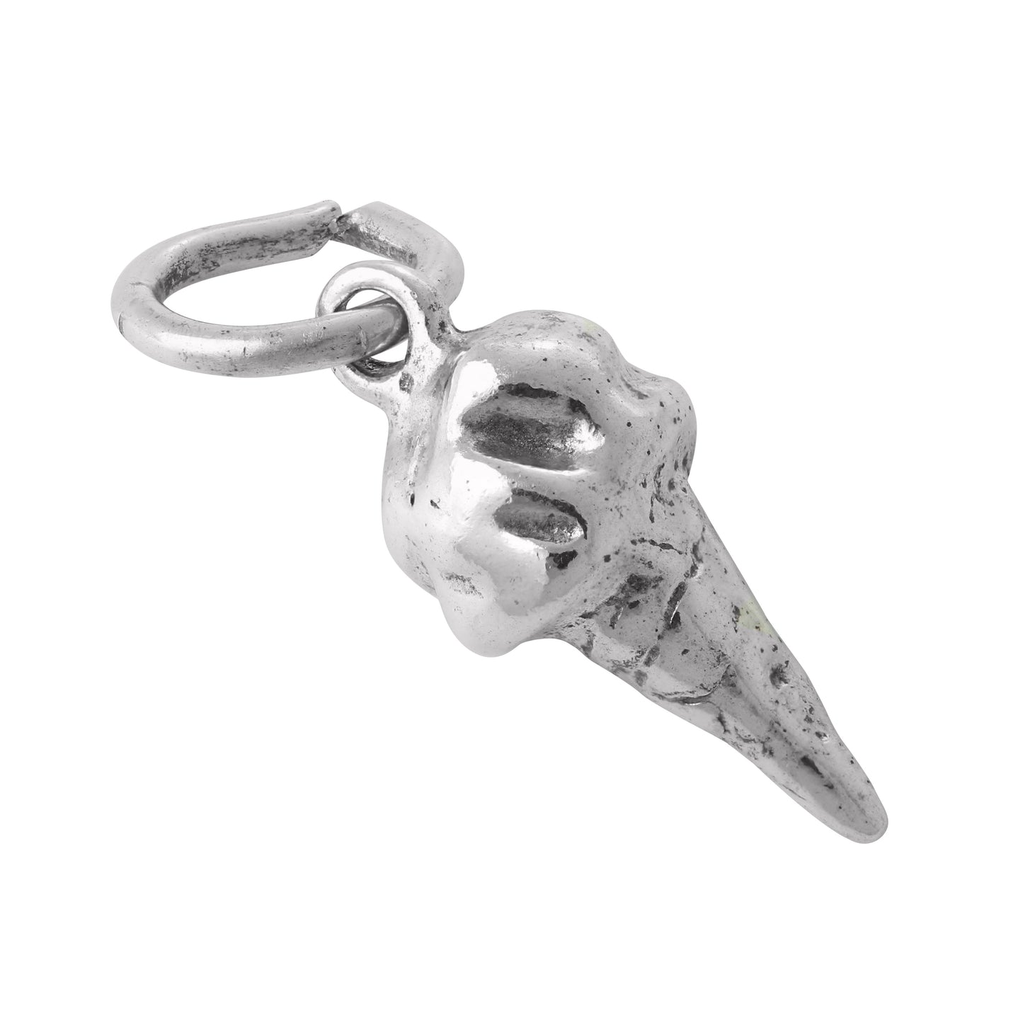Sterling Silver Ice Cream Cone Charm