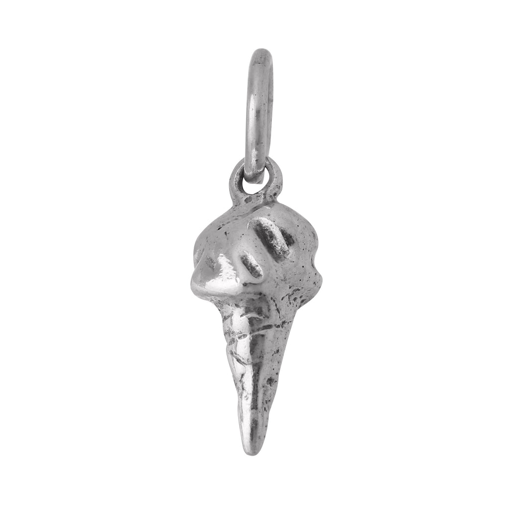 Sterling Silver Ice Cream Cone Charm