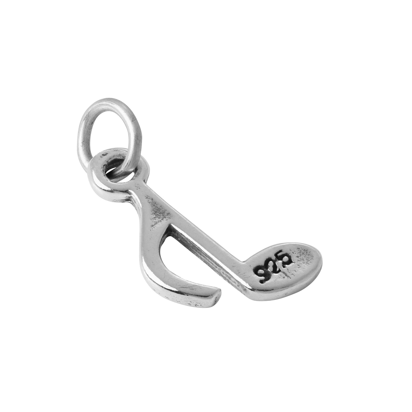 Sterling Silver 8th Musical Note Charm